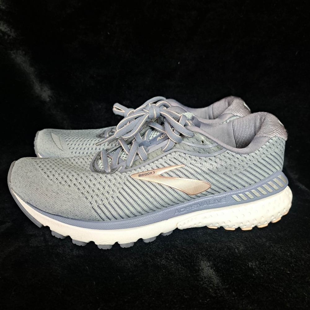 Brooks Adrenaline GTS 20 Shoes Womens Size 8 B Gray Sneakers 1202961B073